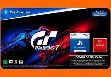 Cover Image for Gran Turismo 7, Gift Card e desconto de 5%