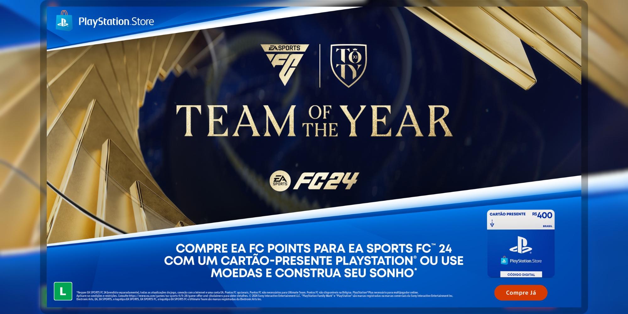 Cover Image for Prepare-se para montar o time dos sonhos no FC24: Tudo sobre o Team of the Year (TOTY)!