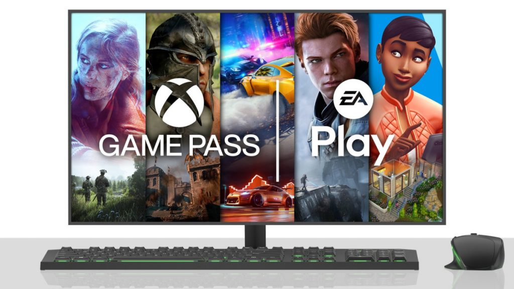 Xbox Game Pass e Game Pass ultimate com EA