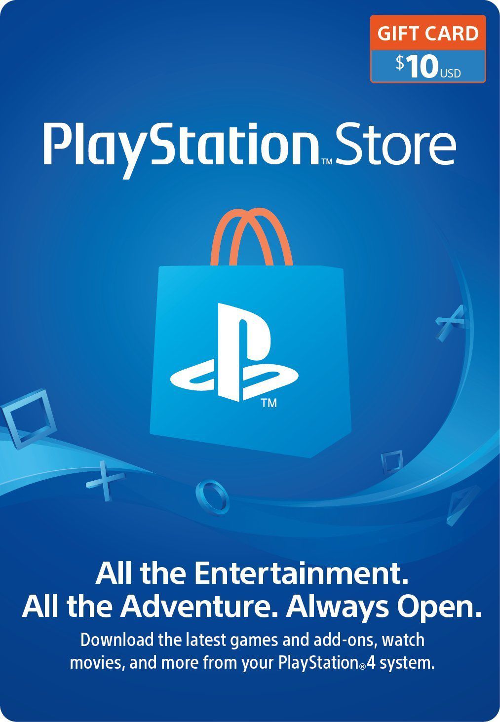 CARTÃO PLAYSTATION PSN $10 DÓLARES - USA - GCM Games - Gift Card