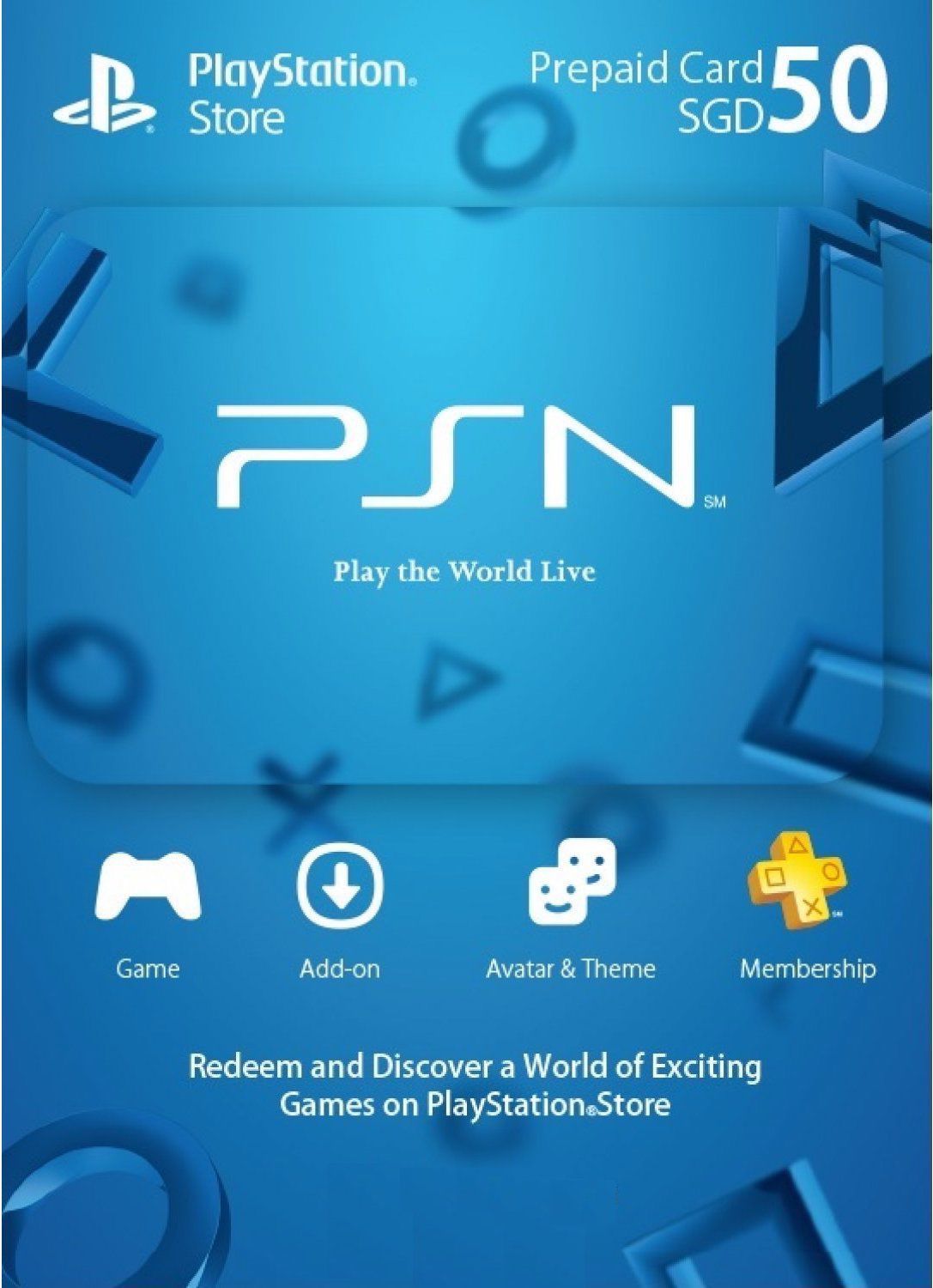 PlayStation Network Carregamento €50 – PSN –