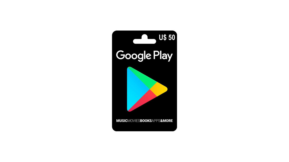 Cartão Google Play, $50 Reais, Pré-pago : : Games e