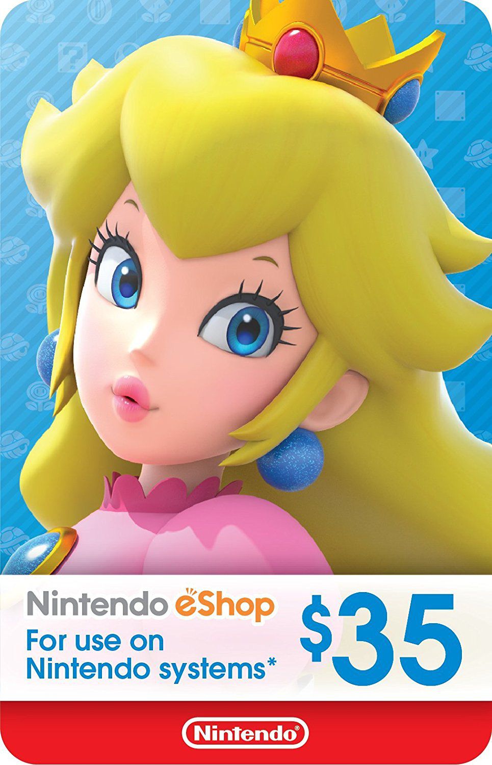 Cartão Nintendo Switch 3ds Wii U Eshop Card Usa 5 Dólares