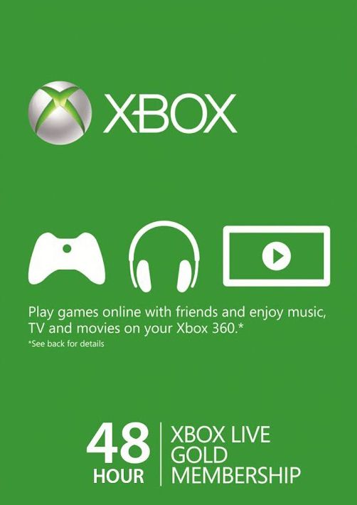 Xbox Live Gold - Assinatura 48 Horas