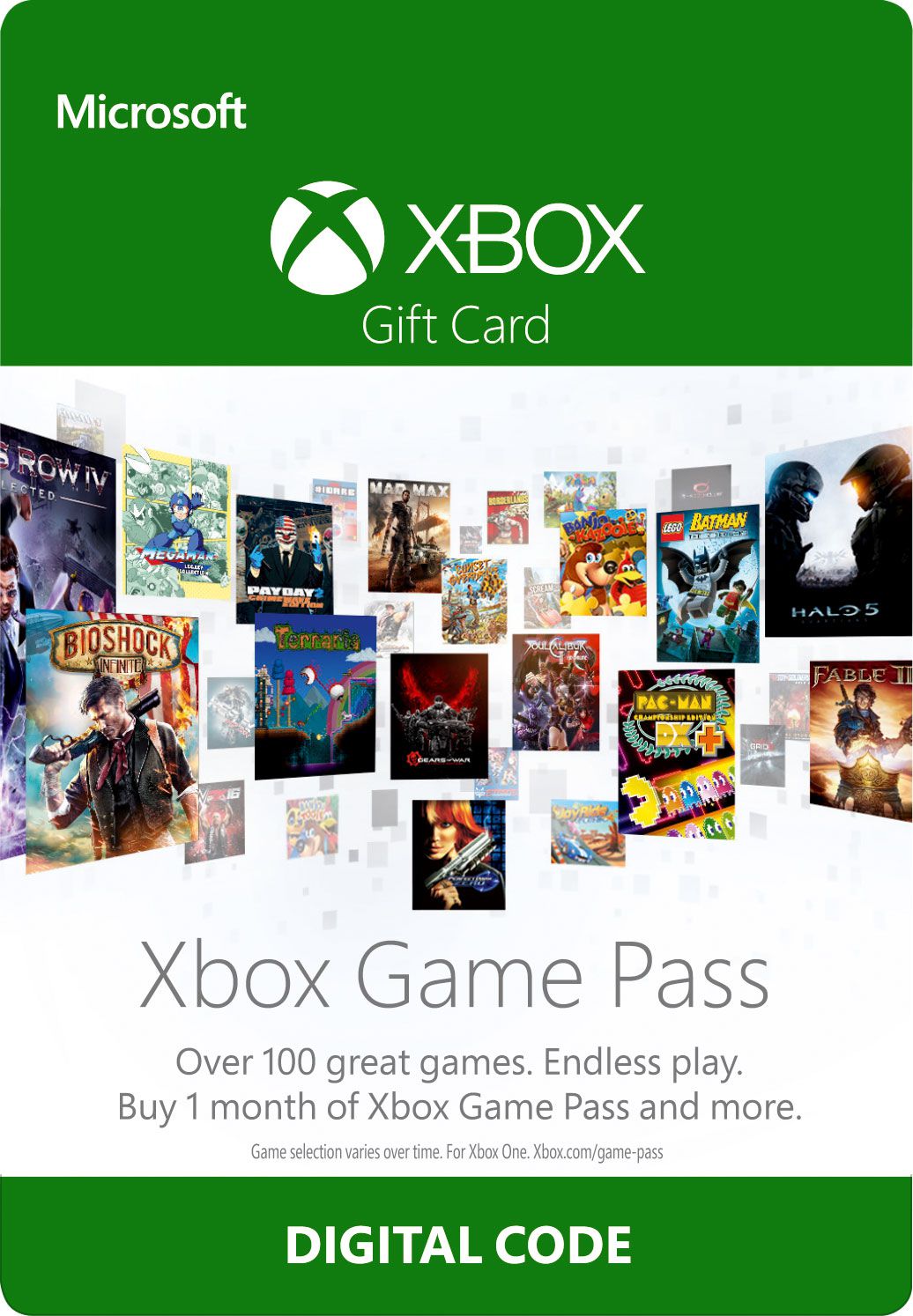 Xbox Game Pass 1 Mês - Cartão Presente Gift Card