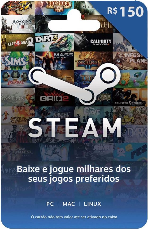 Steam chega ao Brasil com preços em Reais