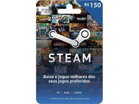 Steam Gift Card - Cartão Pré Pago R$ 150