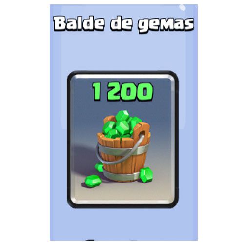 Clash Royale Balde de Gemas (1.200) [Gift Card]