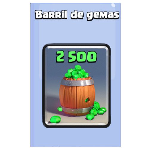 Clash Royale Barril de Gemas (2.500) [Gift Card]