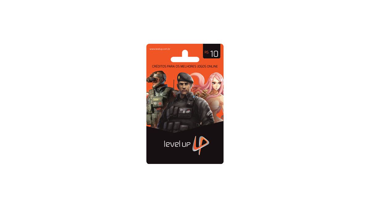 Level Up - Cartão Pré-Pago R$ 10 - Recarregar Jogo