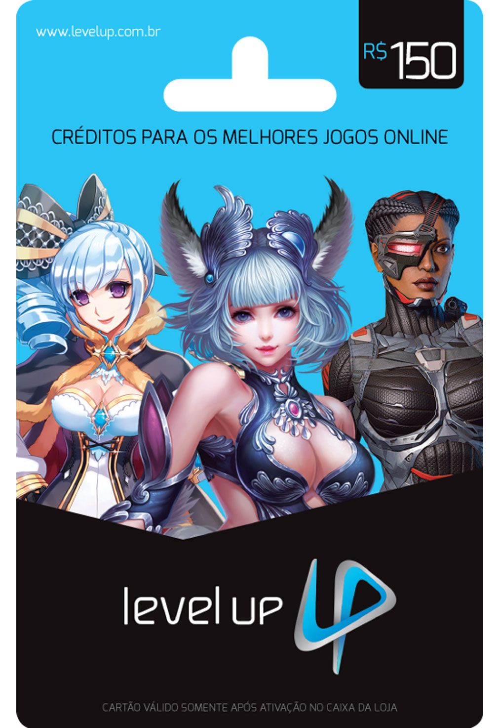 Level Up - Cartão Pré-Pago R$ 10 - Recarregar Jogo