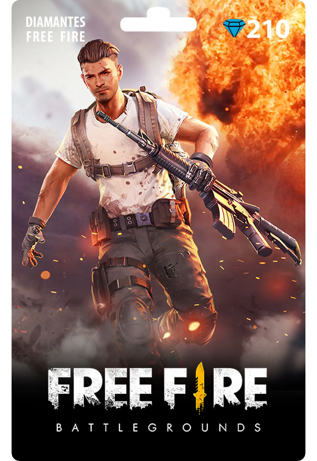 Recarga Free Fire 85 Diamantes + Bônus - Envio Digital 