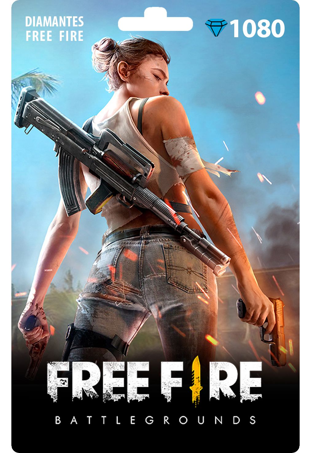 Comprar Diamantes Free Fire: Recarga de 1.080 Diamantes