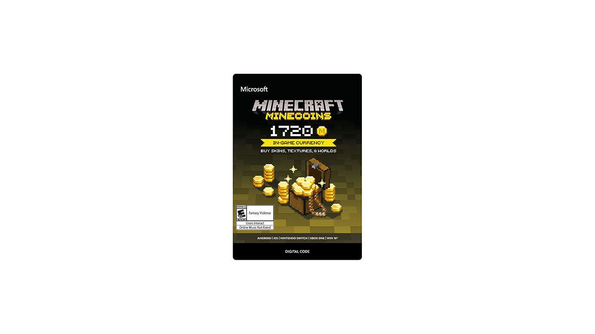 Minecraft: Pacote de Minecoins: 1720 Moedas