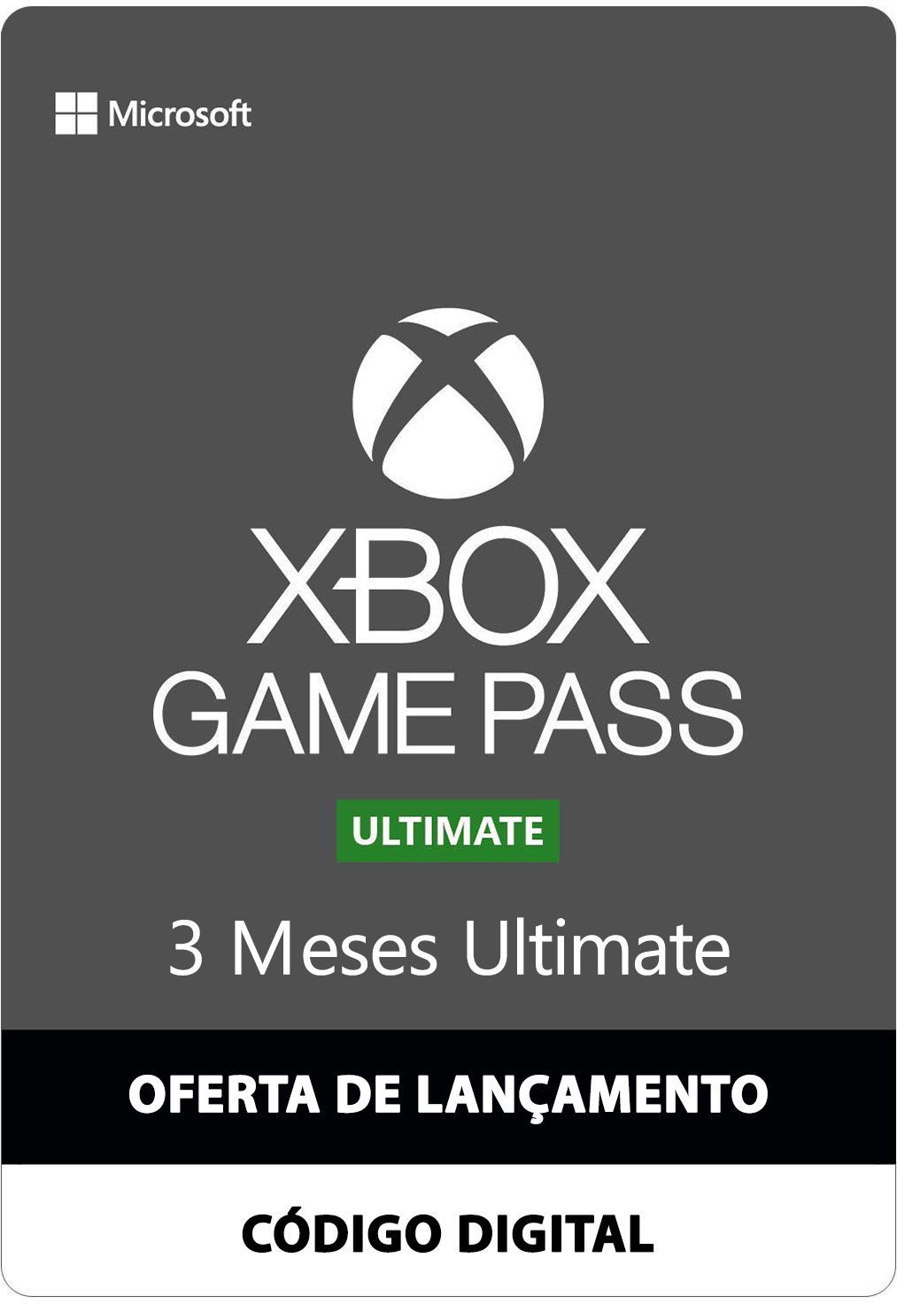 Comprar Cartão Xbox Game Pass 3 Meses [Promocional]