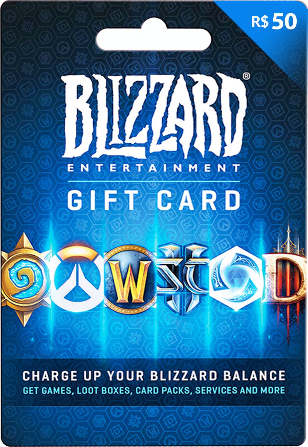 Comprar Cartão Blizzard Battle.Net R$ 50 Reais