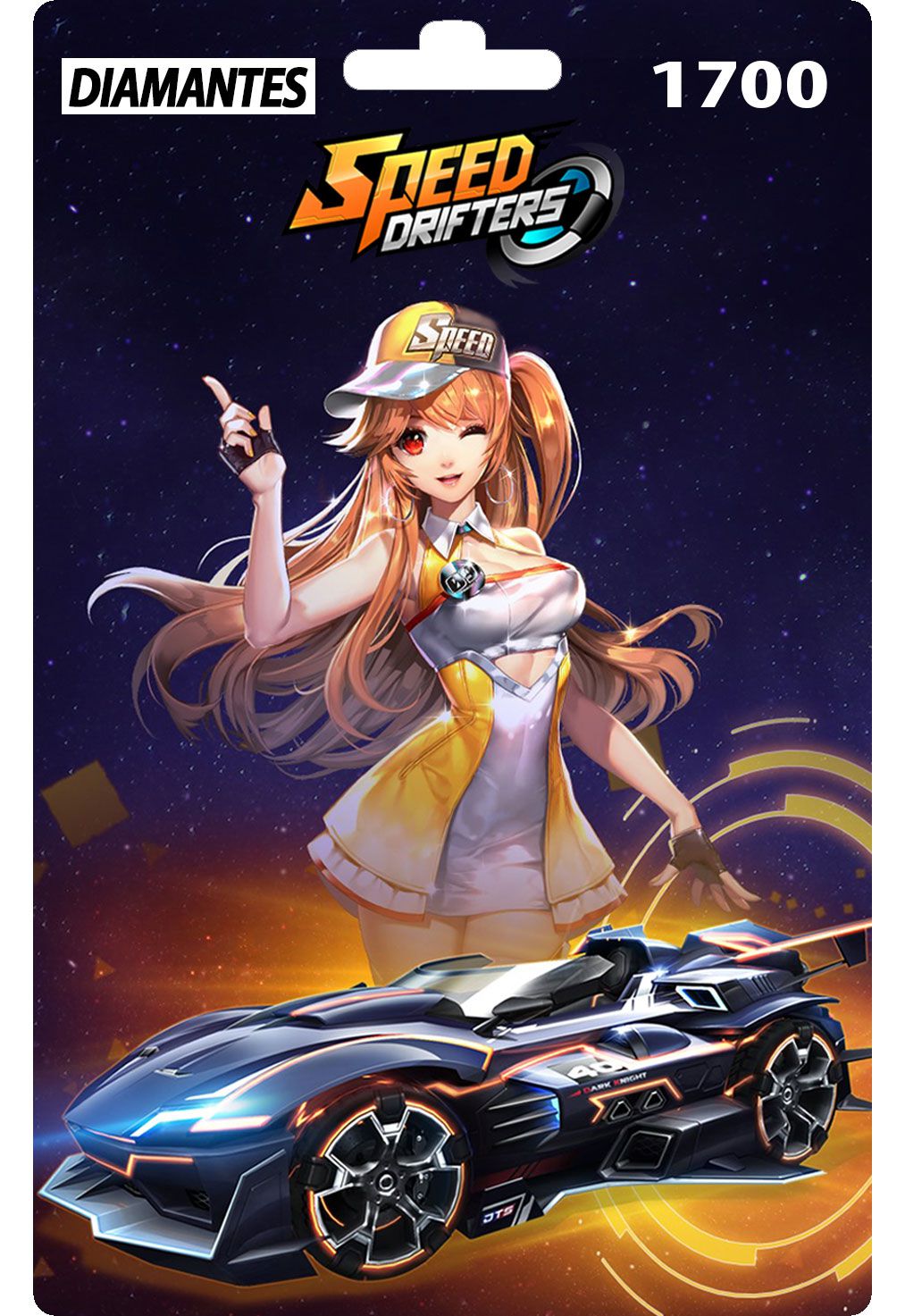Speed Drifters: 1700 Diamantes + Bônus 170 [Recarga]