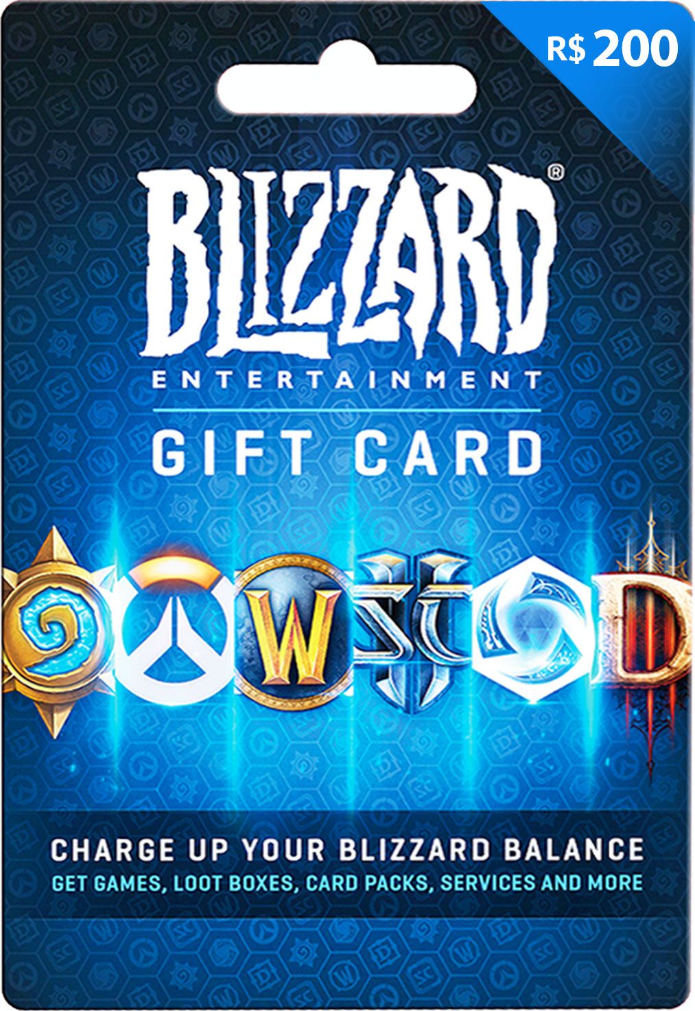 Cartão Blizzard Battle.Net R$ 200 Reais
