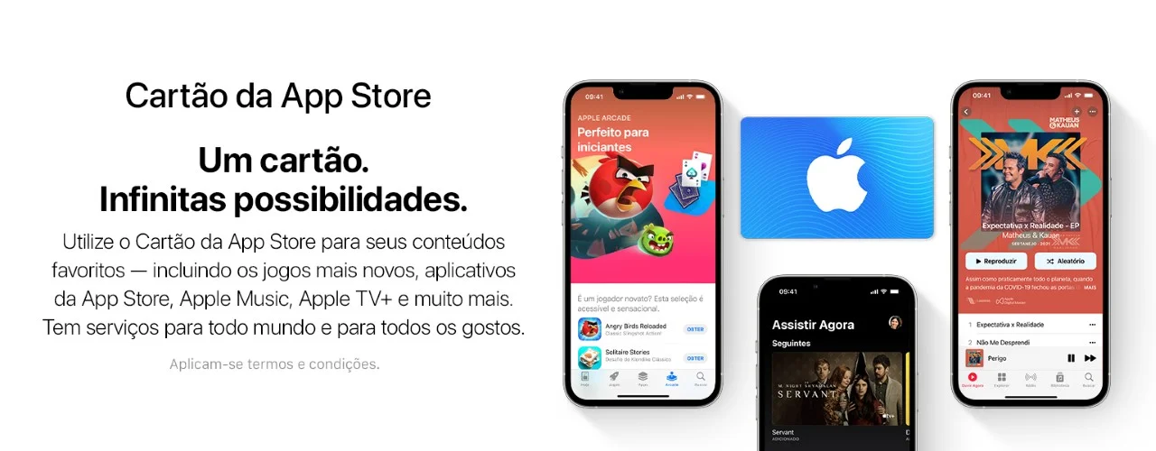 Cartão da App Store e iTunes - Apple (BR)