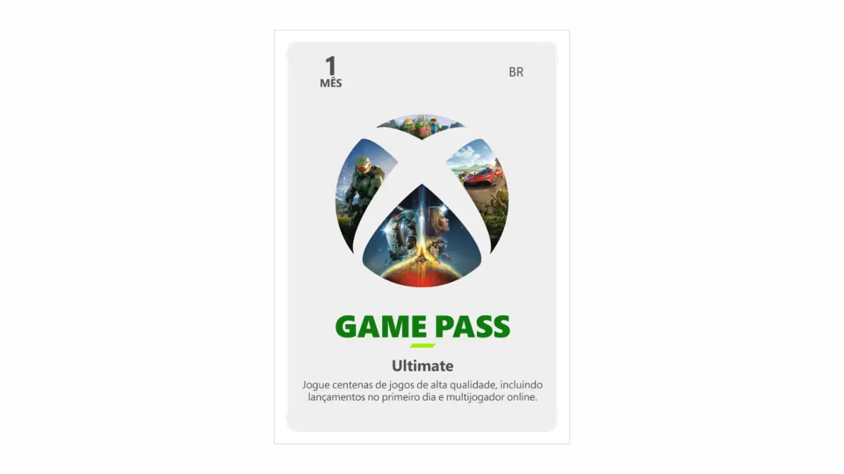 Cartão Xbox Game Pass Ultimate 1 Mês Brasil Gift Card Br