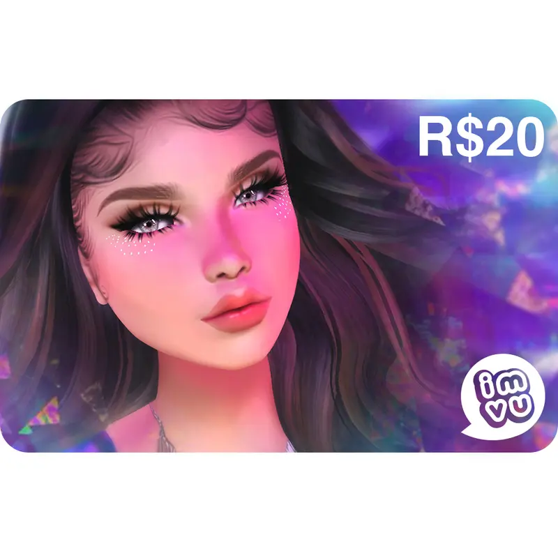 Comprar IMVU - Cartão Pré-Pago R$ 20 Reais