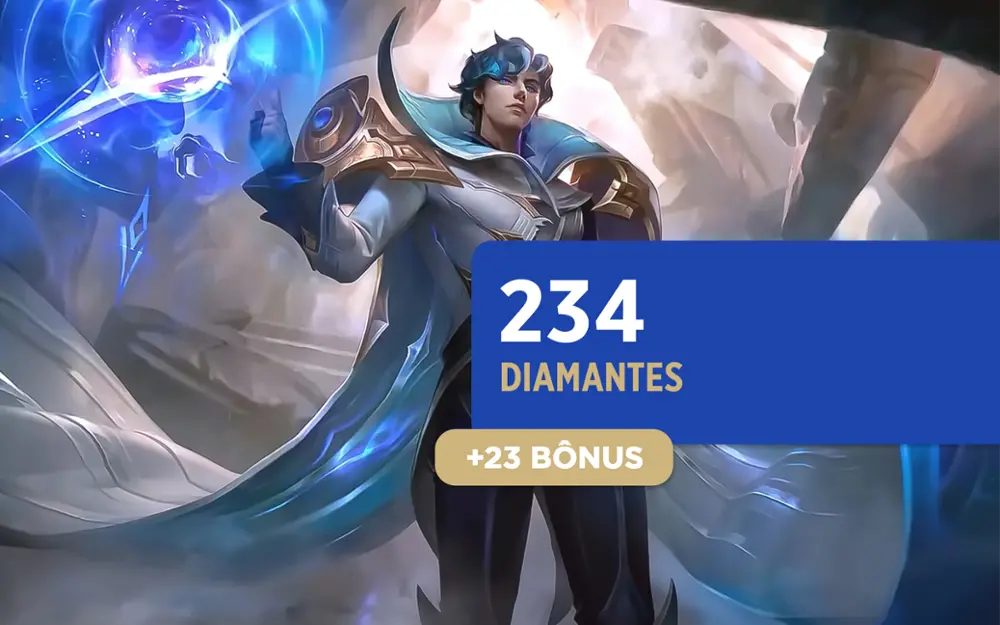 Mobile Legends - 234 Diamantes + 23 Bônus