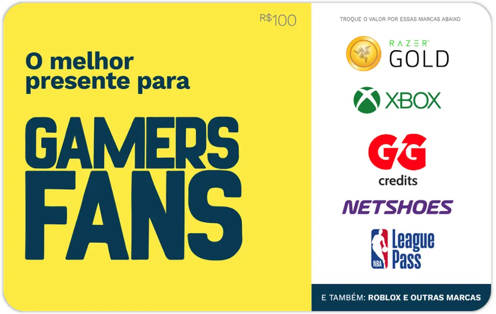 O Melhor Presente Para Gamers R$100