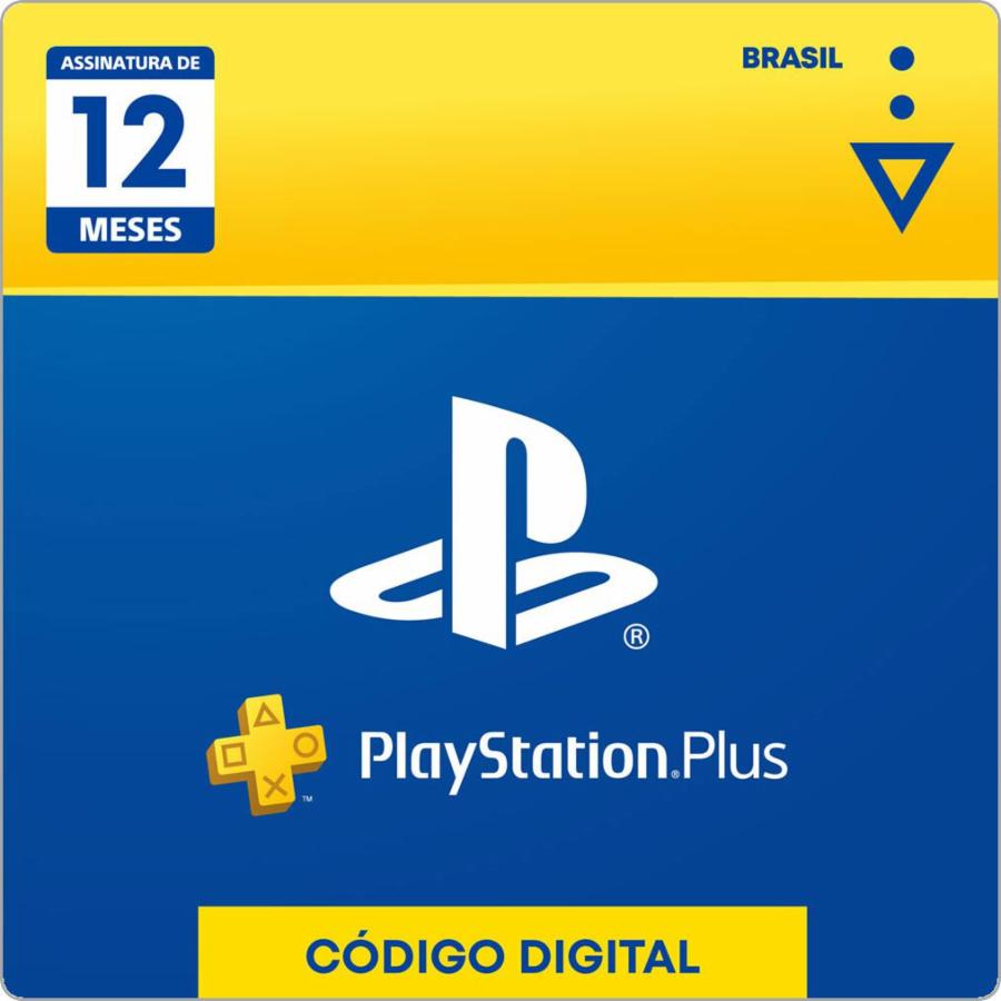 Comprar Cartão Playstation Plus Brasil 12 Meses (1 Ano) PSN BR