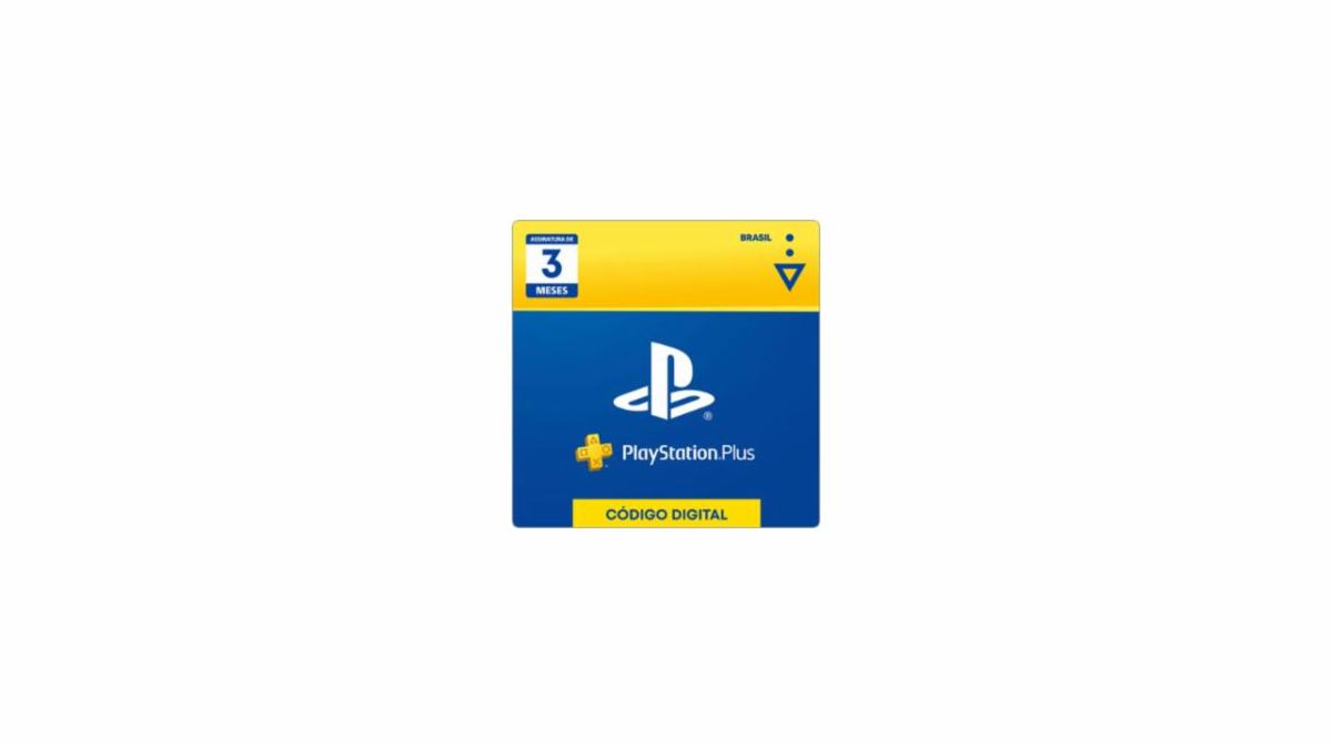 Comprar Cartão Playstation Plus Brasil 3 Meses PSN BR