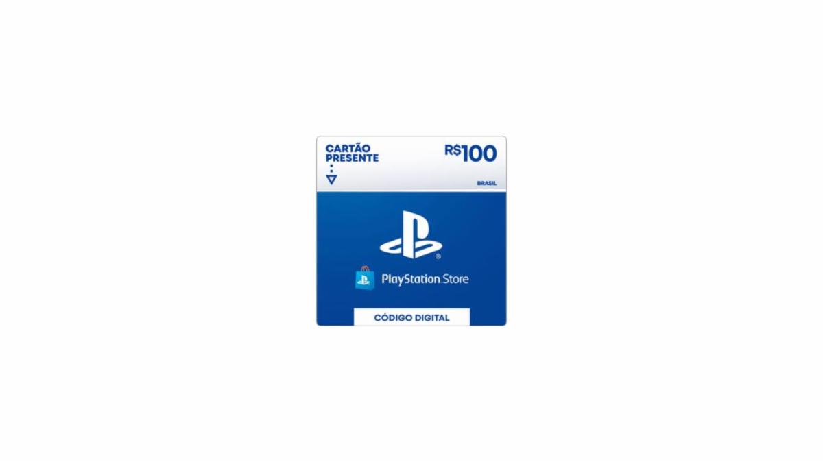 Comprar Cartão PSN 100 Reais Playstation Network Brasil