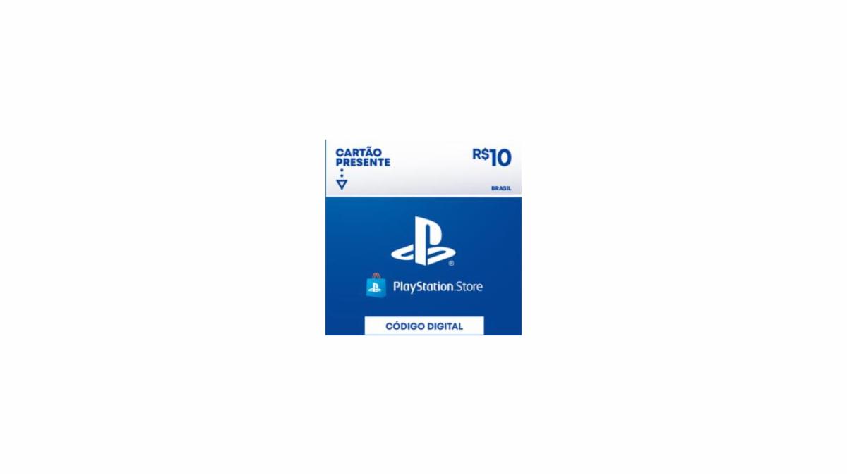 Cartão Playstation Store Brasil R$ 10 Reais - Gift Card