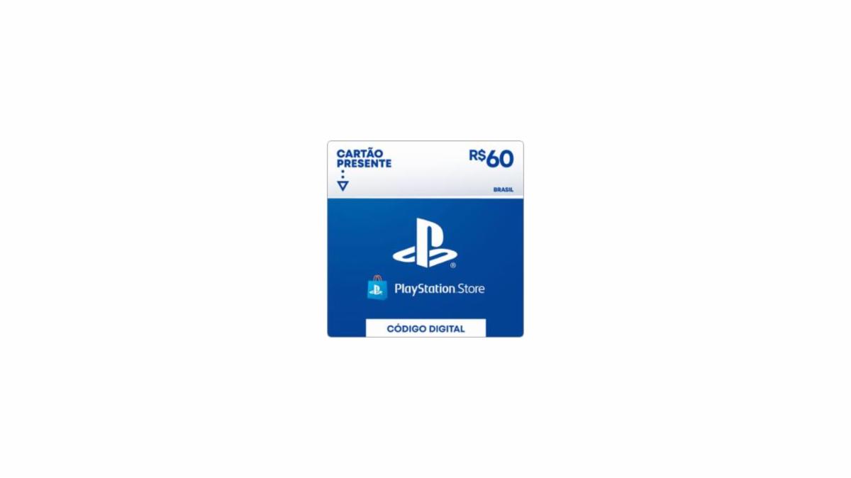 Giftcard Digital PlayStation Store R$ 60