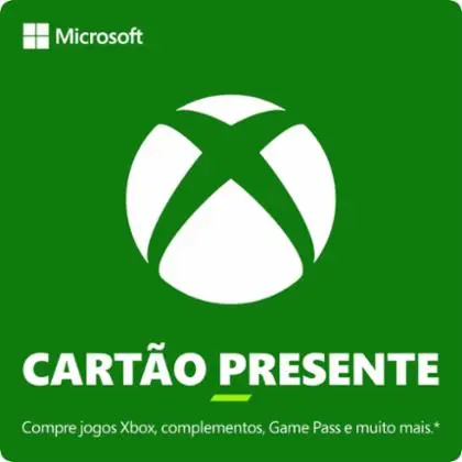 Cartão Presente Digital Xbox R$ 300 Reais