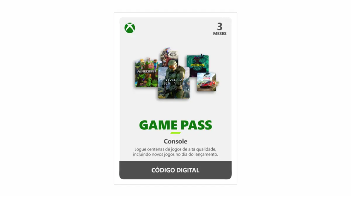 Xbox Game Pass terá cartão pré-pago de 12 meses no Brasil