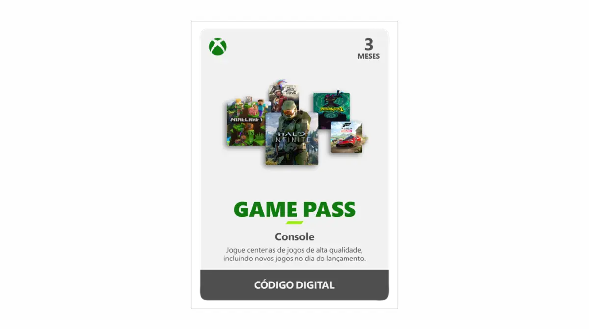 Gift Card Digital Xbox Game Pass para PC - R$89,99 - Faz a Boa!