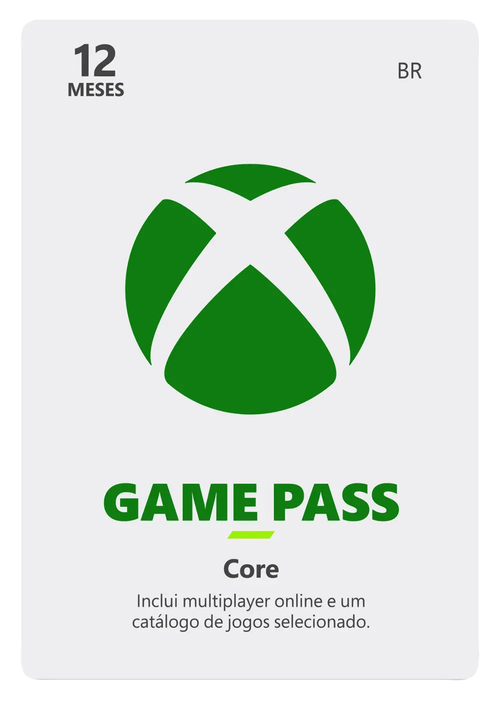 Comprar Cartão Xbox Game Pass Core - Assinatura 12 Meses