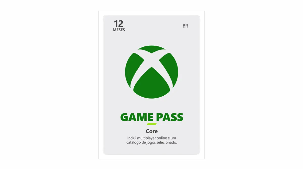 Comprar Cartão Xbox Game Pass Core - Assinatura 12 Meses