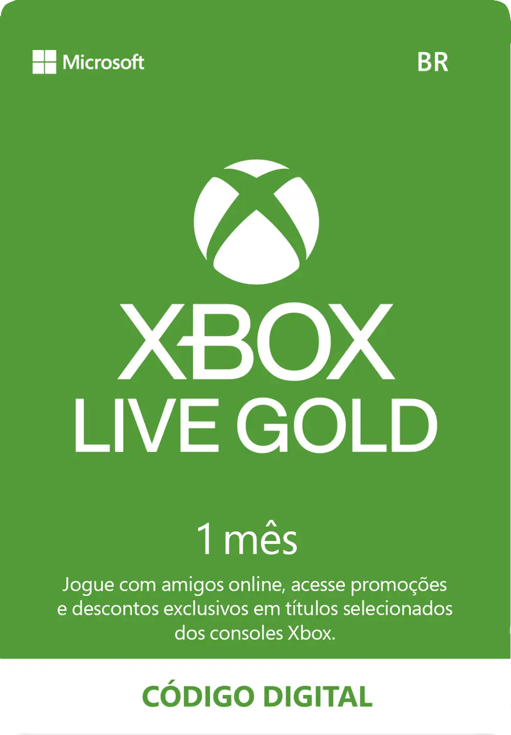 Códigos de gift card de Xbox Live, Steam e PSN