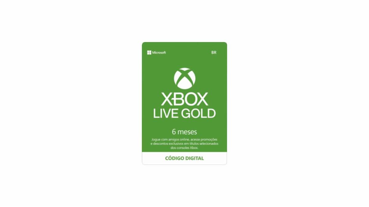 Comprar Cartao Xbox Live Gold Assinatura 6 Meses Zero3Games