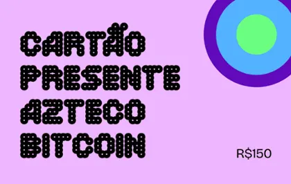 Gift Card Azteco Bitcoin R$ 150
