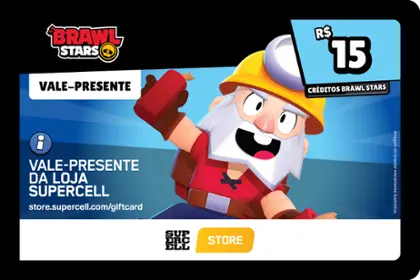 Gift Card Brawl Stars R$ 15