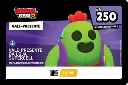 Gift Card Brawl Stars R$ 250