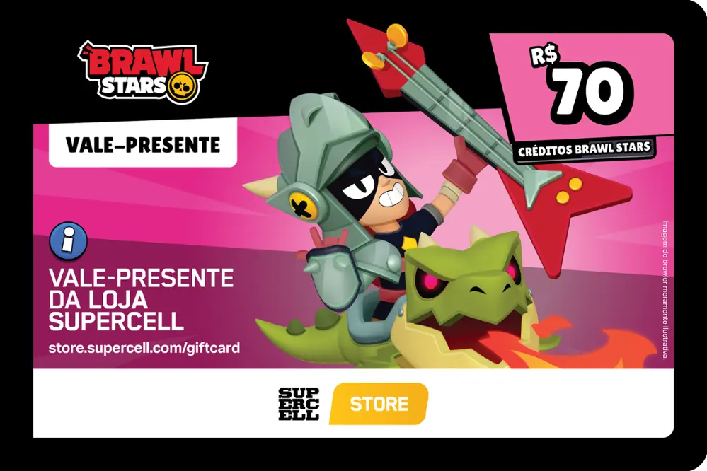 Gift Card Brawl Stars R$ 70