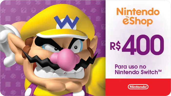 Nintendo eShop brasileira aceita gift card pré-pago para Switch