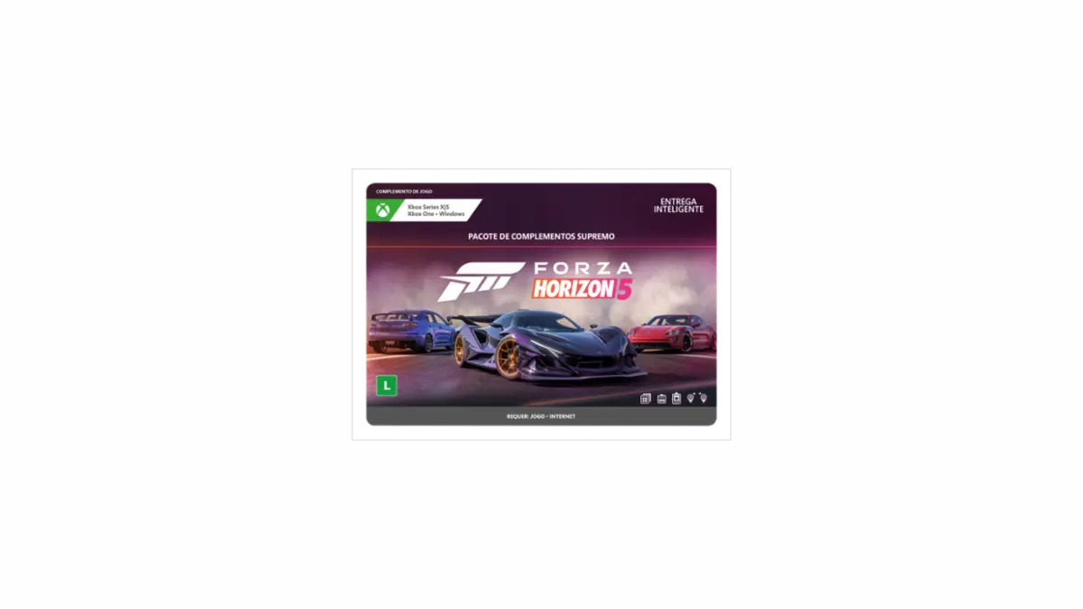 Forza Horizon 5 Edição Suprema PC Microsoft Online - Loja DrexGames - A sua  Loja De Games