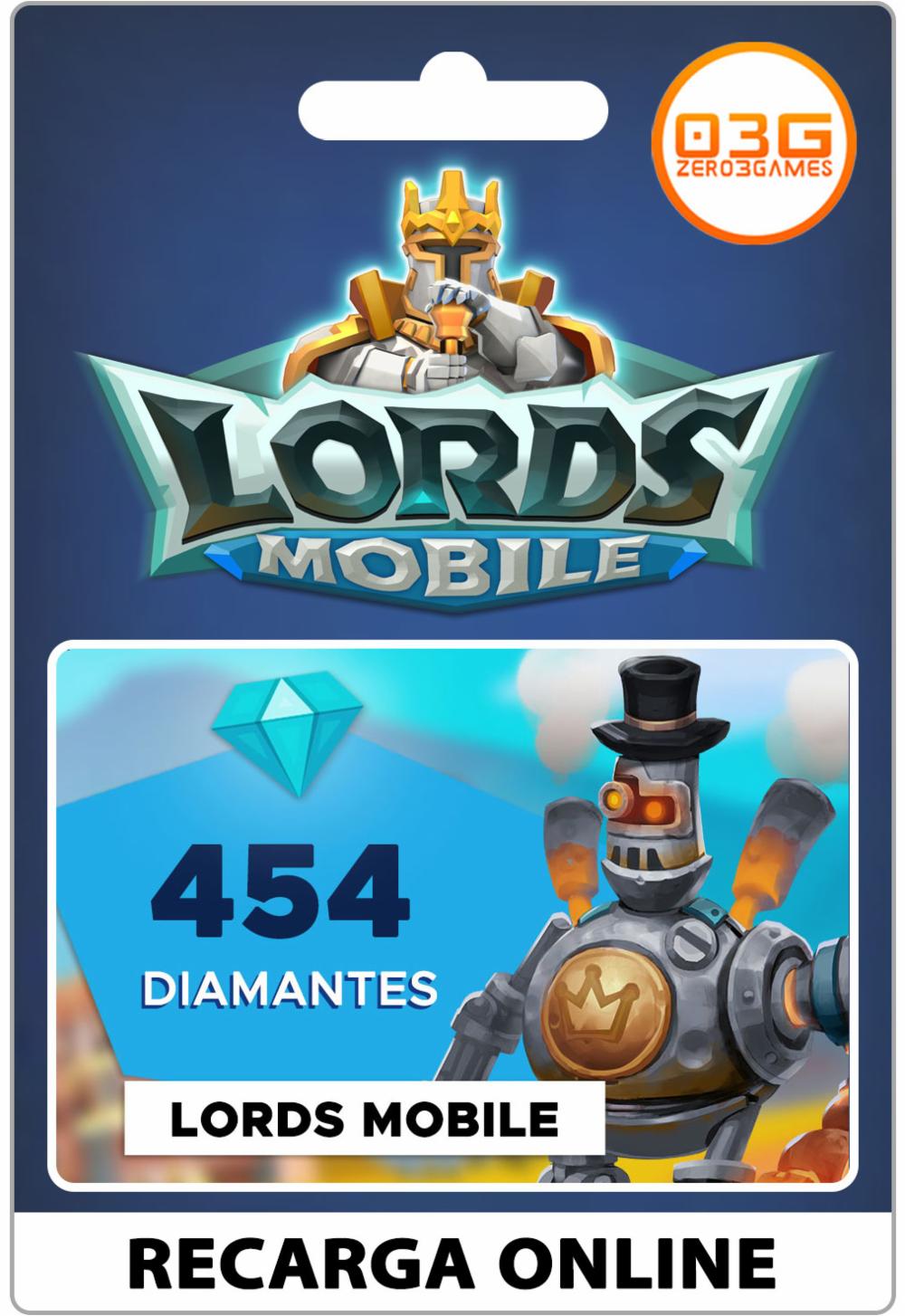 Como comprar diamantes no Lords Mobile - E-Prepag