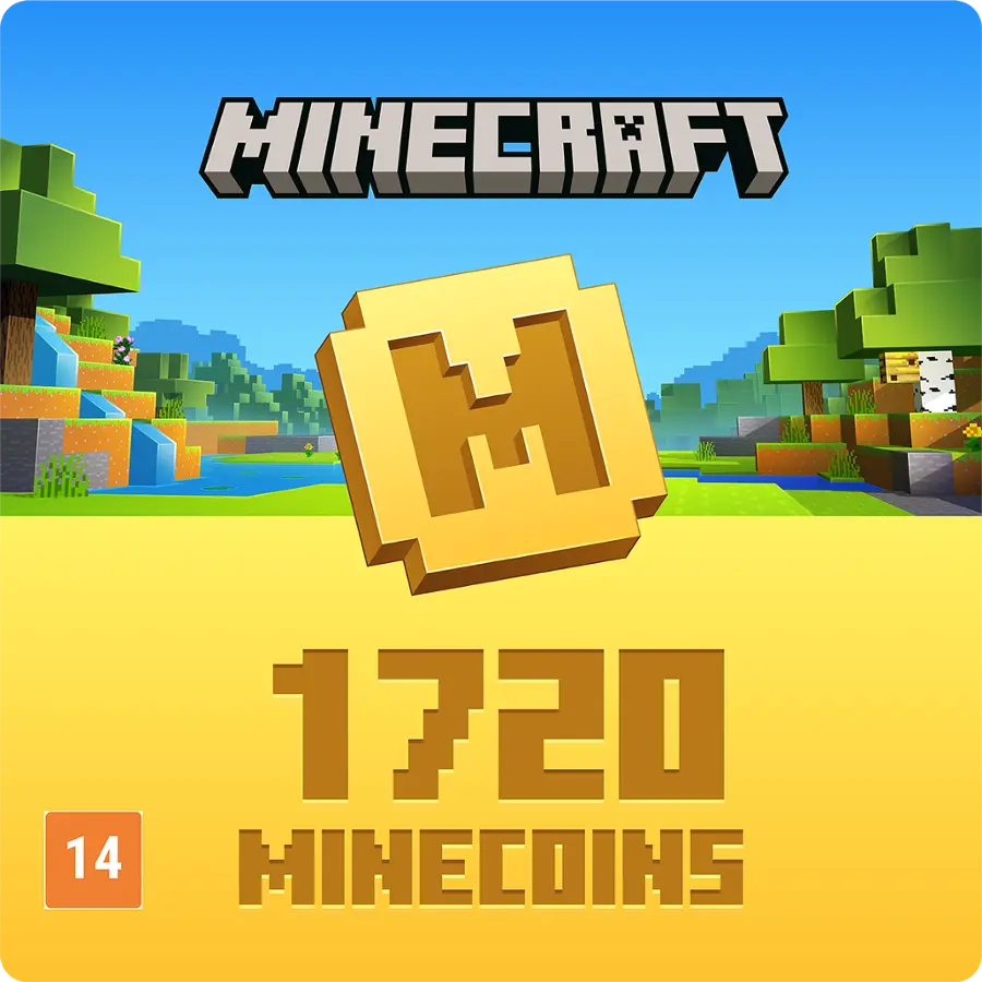 Minecraft: Pacote de Minecoins: 1720 Moedas