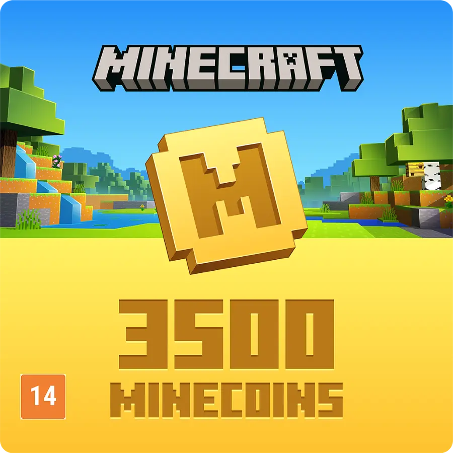 Minecraft: Pacote de Minecoins: 3500 Moedas