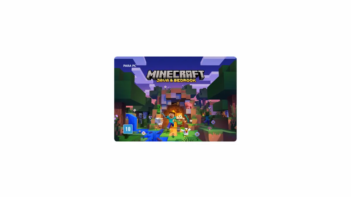 Edição Standard do Minecraft: Java e Bedrock Edition para PC