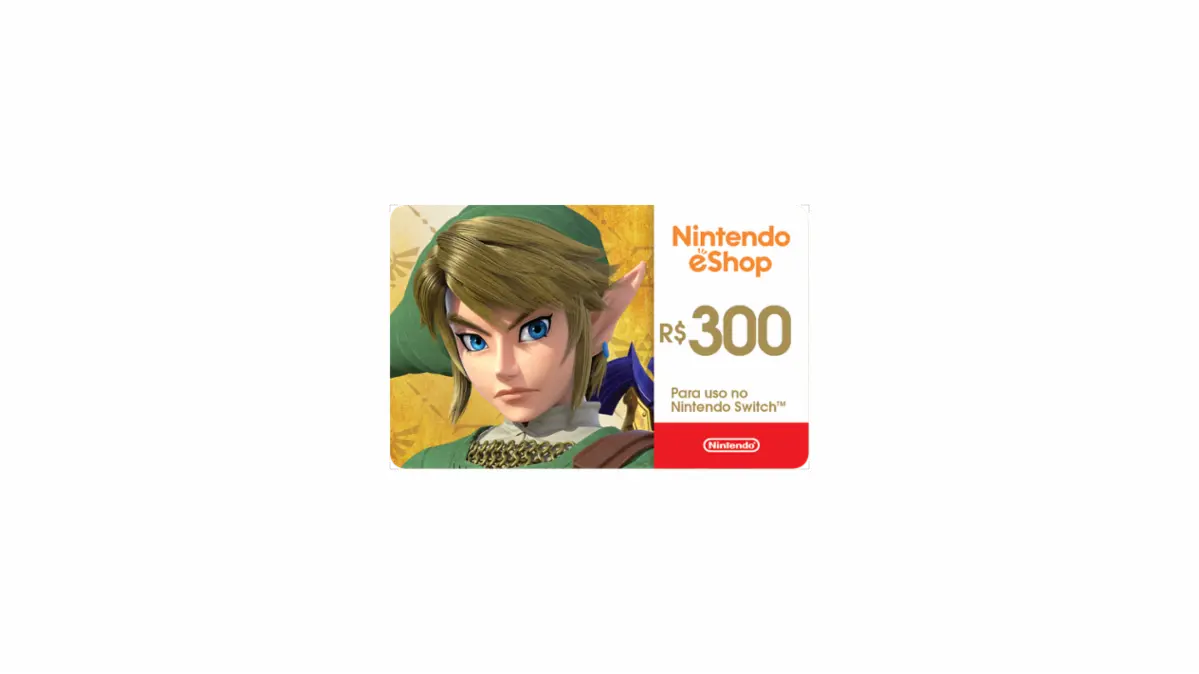 Gift Card Digital Nintendo eShop R$300